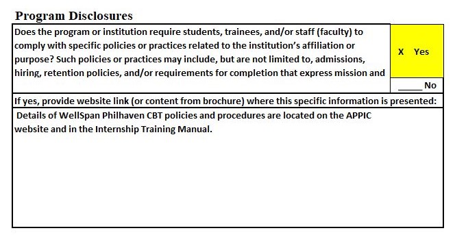 IRC 2024 Program Disclosures